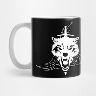 Savage viking wolf Mug